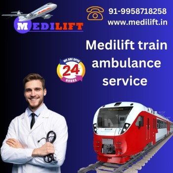  When moving for medical reasons, clients often use the reputed Medilift Train Ambulance in Kolkata