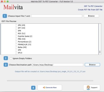 Mailvita Software for Migrating Emails from OST to PST Format