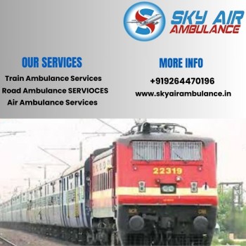 Sky Train Ambulance in Guwahati  offers Fully Licensed Medical Transport