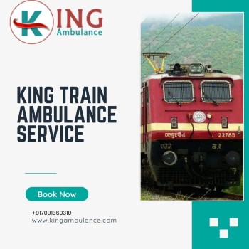 For Safety and Comfortable Medical Relocation Book King Train Ambulance in Dibrugarh