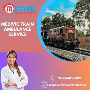 Medivic Aviation Train Ambulance in Dibrugarh is a Safe Option for Medical Transfers