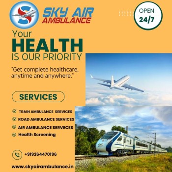  Sky Train Ambulance in Mumbai is a Secure Choice for Critical Evacuation 