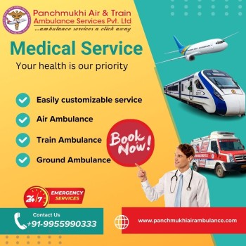 With Instant Patient Shifting Use Panchmukhi Air Ambulance Services in Raipur