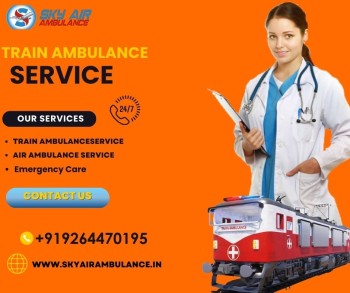 Choose Sky Train Ambulance Services in Kolkata for Critical Transport Mission