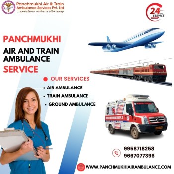 With Advanced Medical Facilities Hire Panchmukhi Air and Train Ambulance Services in Gorakhpur