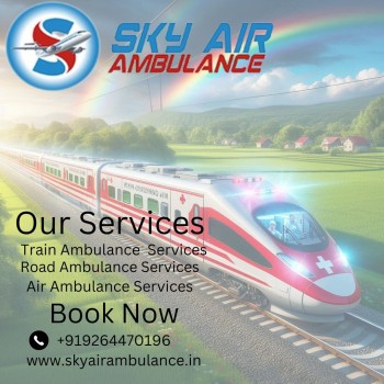 Sky Train Ambulance in Varanasi Provides Convenience during Medical Transfer