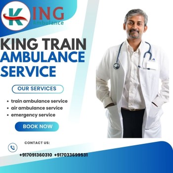 King Train Ambulance Service in Varanasi holds highly trained staff for rescue