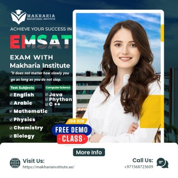 EMSAT - COURSE ONLINE/OFFLINE CLASS AT QASIMIA - 0568723609