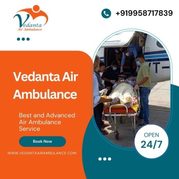 Book Air Ambulance in Patna with Superb Medical Aid by Vedanta