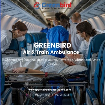 24/7 service is the main task of Greenbird Air and Train Ambulance Service in Thiruvananthapuram