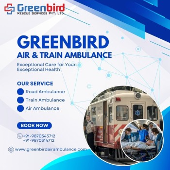 Greenbird Air and Train Ambulance Service in Shillong Help Patients with pocket friendly Relocation