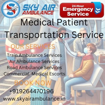 A seamless Transfer Experience is offered by Sky Train Ambulance in Raipur