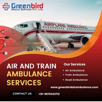 Checkout Greenbird Air and Train Ambulance Service in Indore for best patient relocation