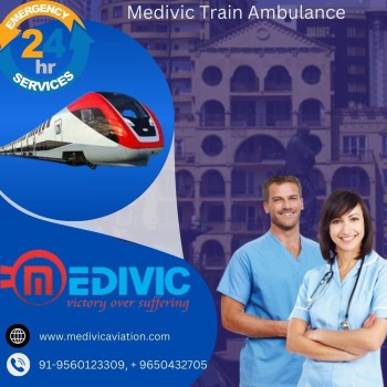 Choose Medivic Train Ambulance for Safcaest Medil Transfer in Kolkata