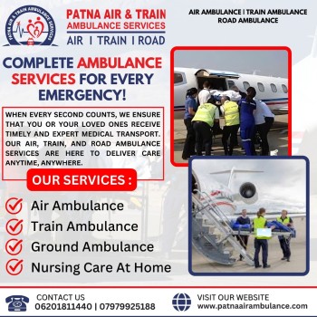 Medical Support - Patna Air Ambulance Services in Patna - Makes Journey Easy