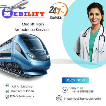 Medilift Train Ambulance in Ranchi is the Most Trusted Medical Transport Provider