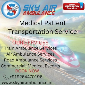 Sky Train Ambulance in Raipur Saving Lives with Quick Medical Services