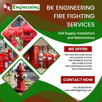 Protect Lives and Property with BK Engineering's Fire Fighting Services in Gorakhpur