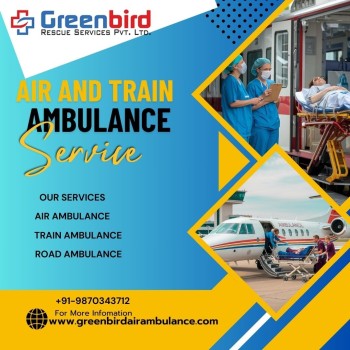 Greenbird Air and Train Ambulance Service in Delhi for Best Relocation Service