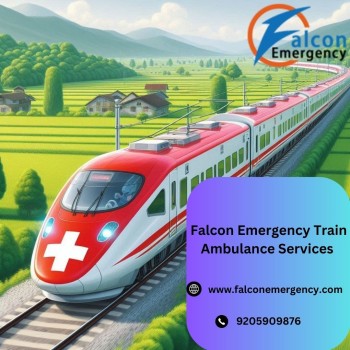 Falcon Emergency Train Ambulance in Hyderabad Gives Proper Treatment to Patients on the Way