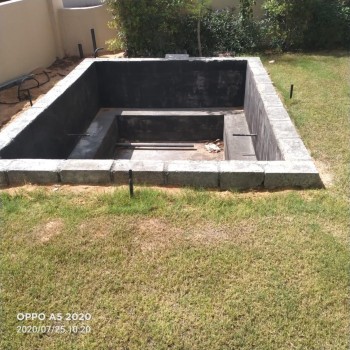 Swimming pool construction near Dubai Hill 0553119463