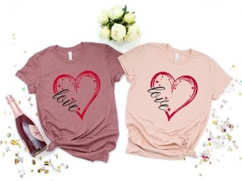 valentine day shirts for girls