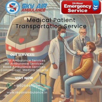 You can use the Sky Train Ambulance Service in Kolkata which is a stable and safe mode of transporta