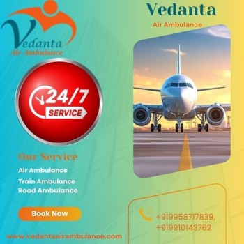 Hire Vedanta Air Ambulance Service in Bhopal for Peerless Sick Patient Transfer at Affordable Price