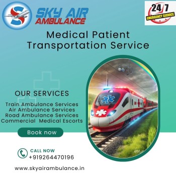 Sky Train Ambulance in Guwahati Ensures Good Relocation Management 