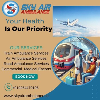 Sky Train Ambulance can transport patients without any problem