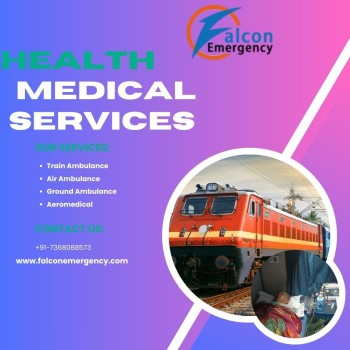 In Ranchi, Falcon Train Ambulance is a reliable transfer service.