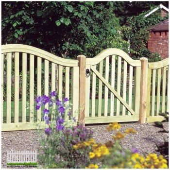 3Garden Fence With Gate