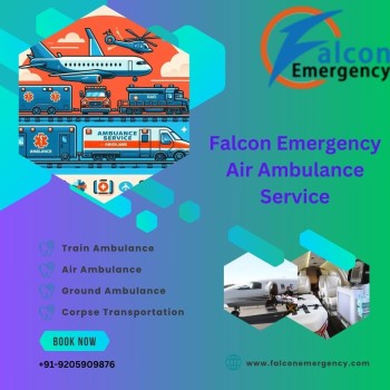 Use FALC Emergency Air Ambulance  in Ranchi for a Life-Saving Medical Transfer 