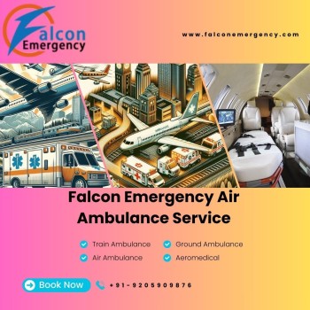 FALC AIR Ambulance in Allahabad Comes with Cutting-edge Medical Gear