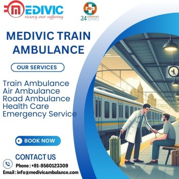  Medivic Train Ambulance Service In Varanasib is reliable in Varanasi and protects your life