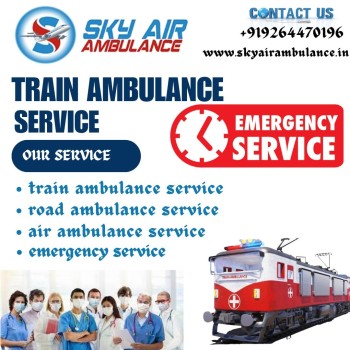 Get Expert care on Moving Trains at Sky Train Ambulance in Kolkata