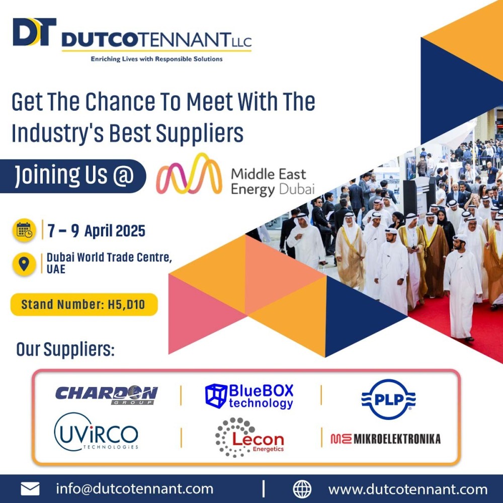 Dutco Tennant to Participate in Middle East Energy 2025 – April 7-9