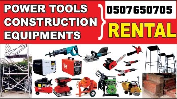 Tools Equipment Rental Dubai 0507650705
