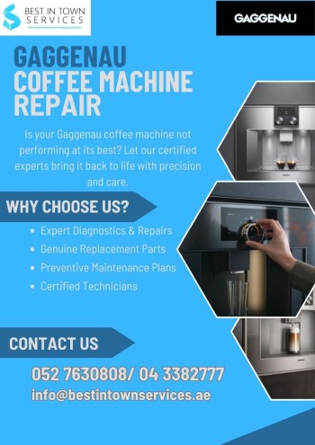 Best In Town Services - Gaggenau Coffee Machine Repair 