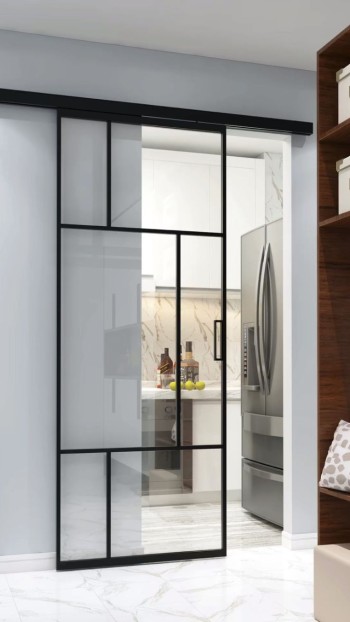Modern Slim Sliding Glass Door System Dubai,UAE | Noor Alsahra