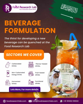 Beverage Formulation R&D Innovation Services in Saudi Arabia - Food research lab