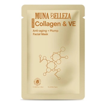 Collagen Skin Brightening Face Mask Improves Skin Elasticity and Hydration