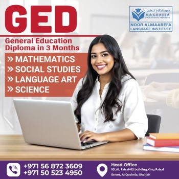 GED Diploma in 3 Months! Call +971 56 872 3609