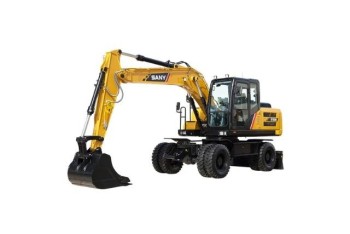 Meet the New SANY 2025 SY155W Wheel Excavator – Compact, Powerful, Efficient