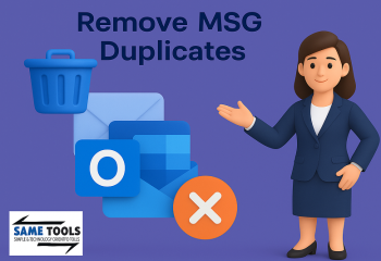 You can delete duplicate MSG files without deleting important data.