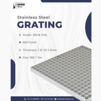 Premium Quality Grating Fabrications in UAE by Abbas Metal