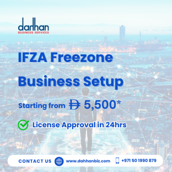 Get Freezone License for AED 5,500 - Contact Us