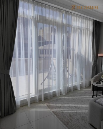 Sheer and Blackout Curtains Combo – Perfect Light Control for Dubai Homes