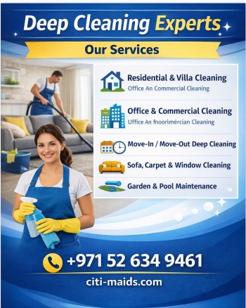 General Cleaning Services in Abu Dhabi