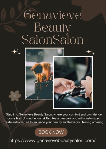 Beauty and grooming services at Genavieve Beauty Salon